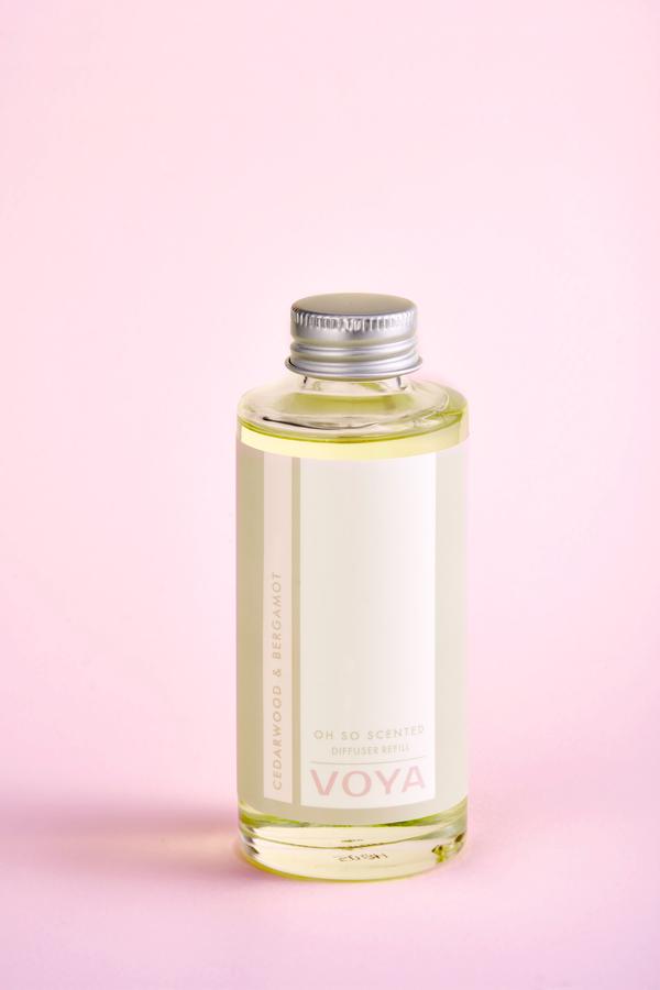 Voya Oh So Scented Reed Diffuser Refill - Cedarwood and Bergamot